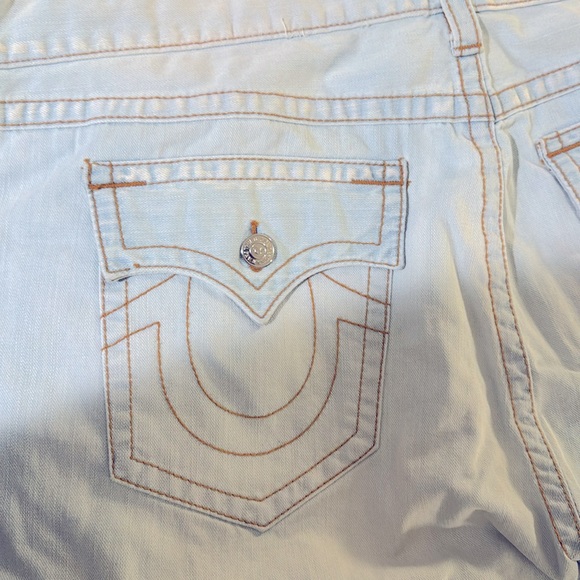 Worn one time men’s true religion jeans, size 46 - Picture 4 of 7